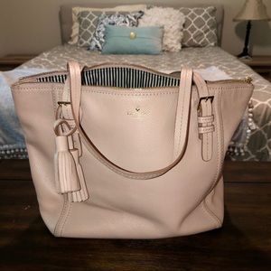 Kate Spade Light Pink Leather Tote 💗👜